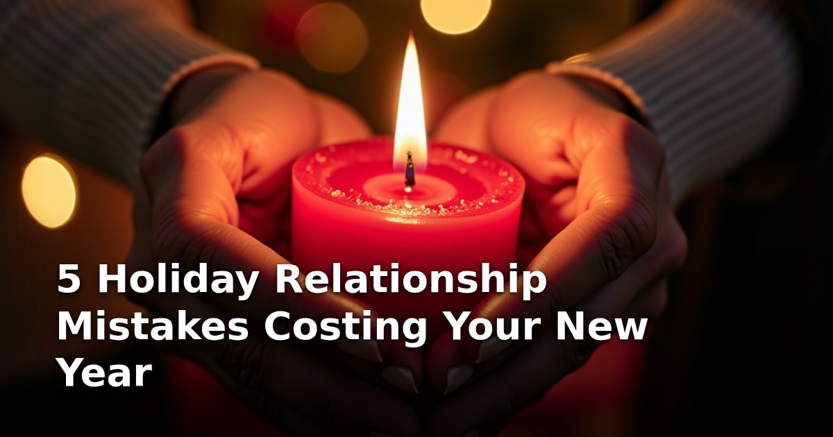 5 Holiday Relationship Mistakes Costing Your New Year