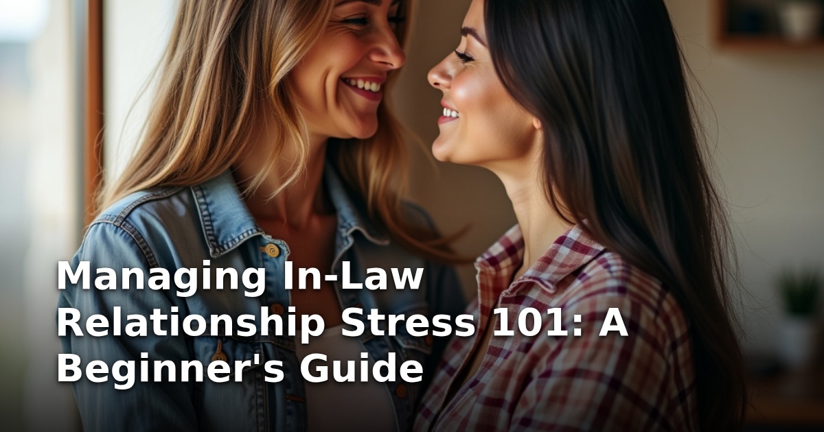 Managing In-Law Relationship Stress 101: A Beginner’s Guide