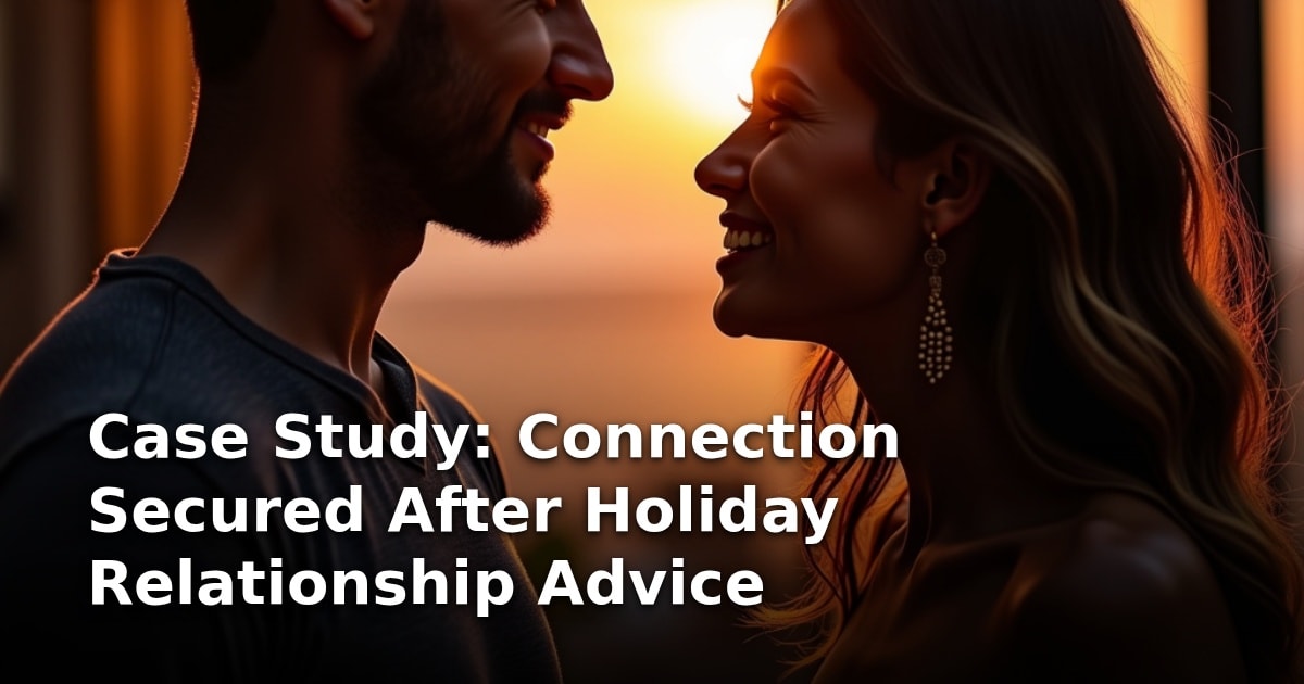 Case Study: Connection Secured After Holiday Relationship Advice