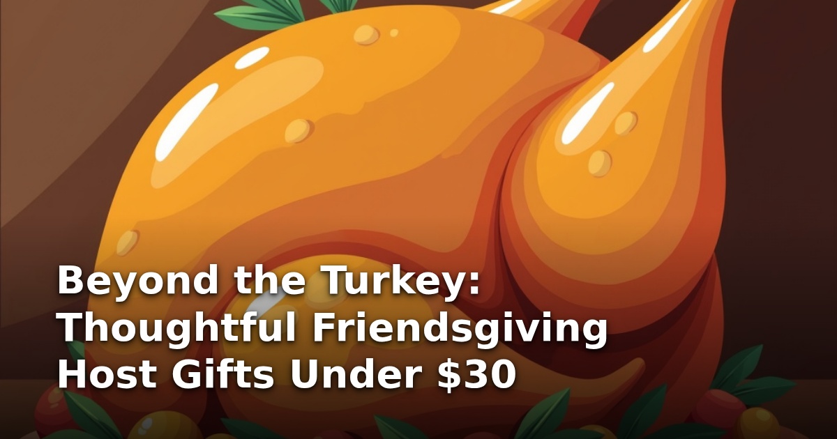 Beyond the Turkey: Thoughtful Friendsgiving Host Gifts Under $30