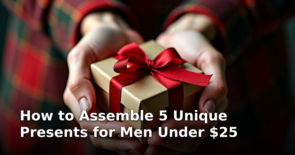 How to Assemble 5 Unique Presents for Men Under $25