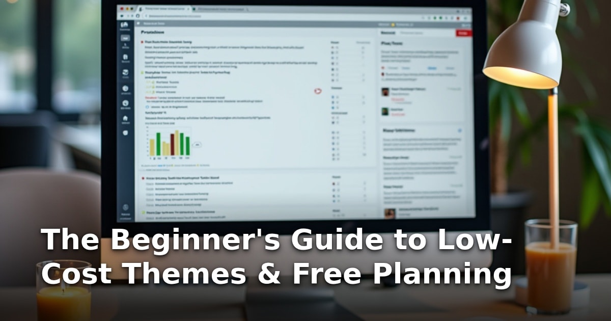 The Beginner’s Guide to Low-Cost Themes & Free Planning