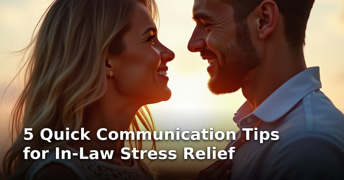 5 Quick Communication Tips for In-Law Stress Relief