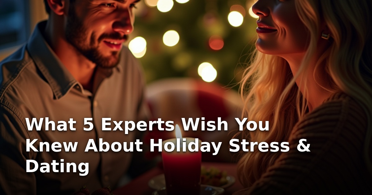 What 5 Experts Wish You Knew About Holiday Stress & Dating