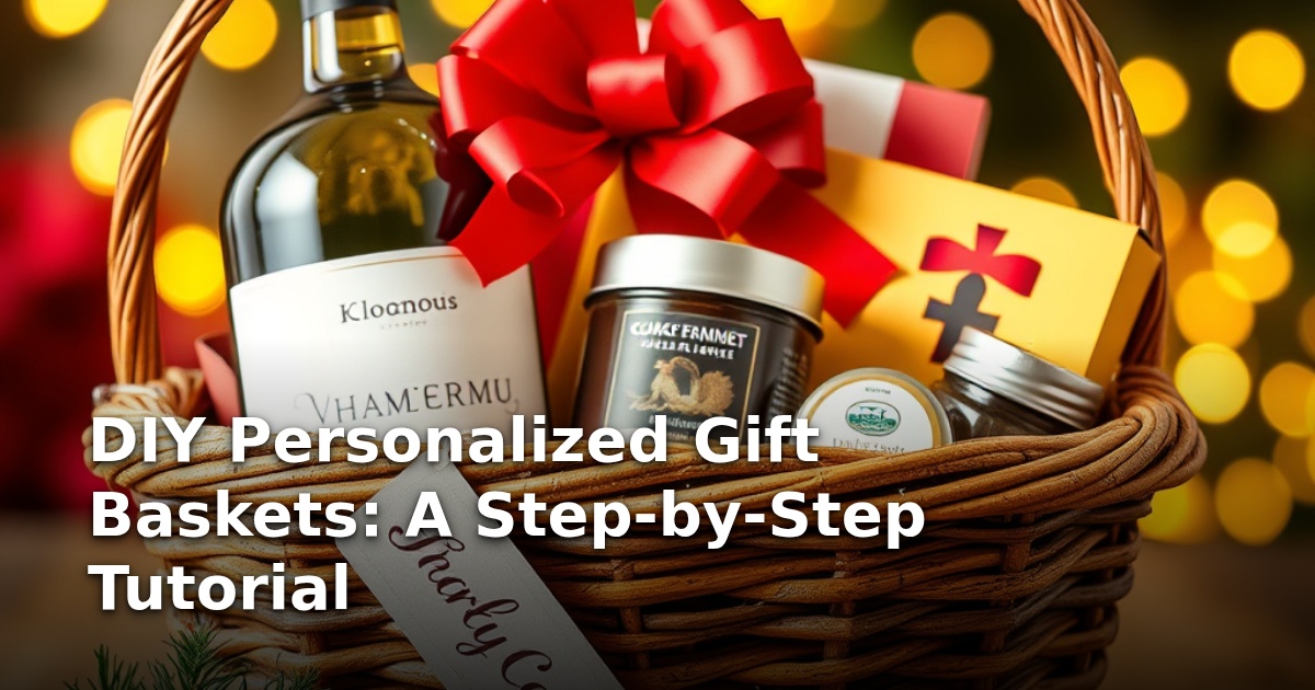 DIY Personalized Gift Baskets: A Step-by-Step Tutorial