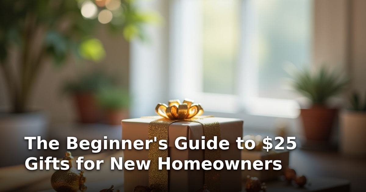 The Beginner’s Guide to $25 Gifts for New Homeowners