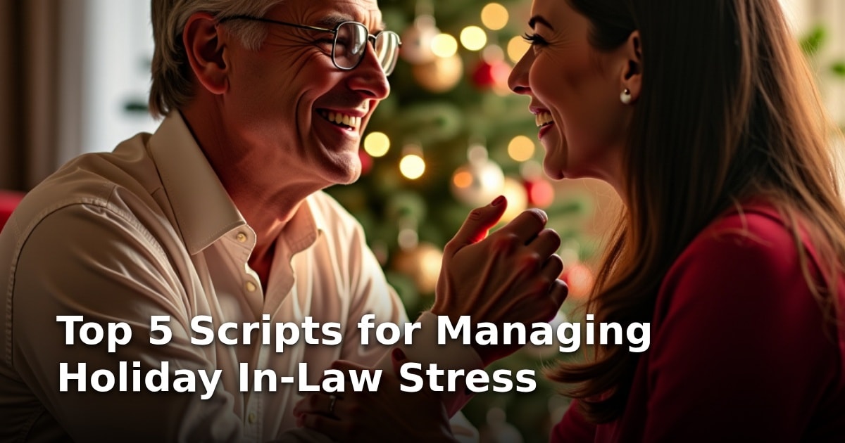 Top 5 Scripts for Managing Holiday In-Law Stress