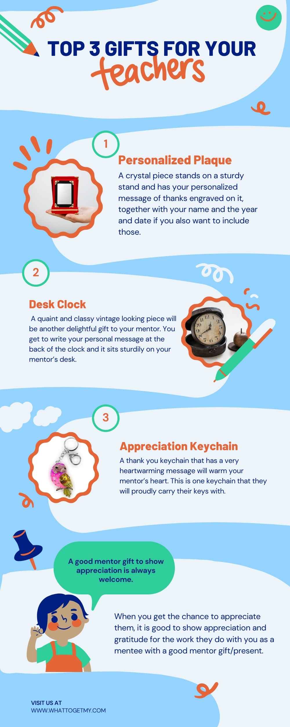 TOP 3 gifts for mentors