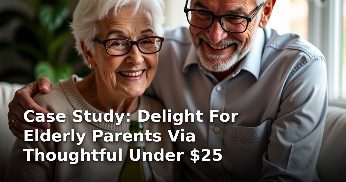 Case Study: Delight For Elderly Parents Via Thoughtful Under $25