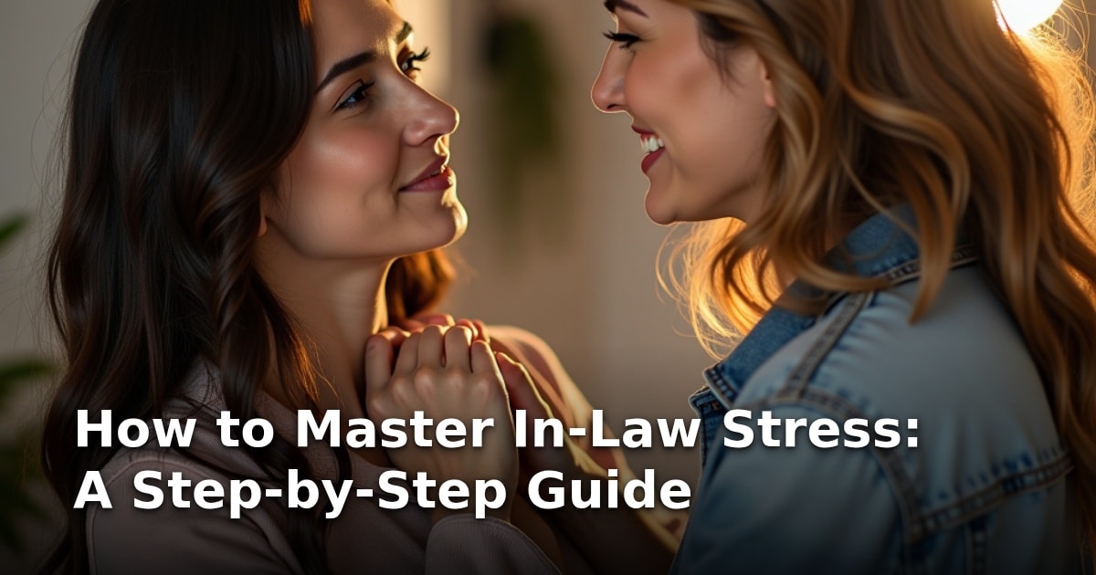 How to Master In-Law Stress: A Step-by-Step Guide