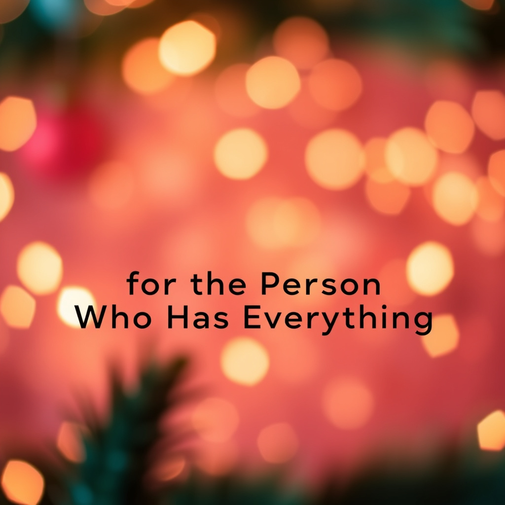 25 Unique & Thoughtful Gift Ideas for the Person Who Has Everything