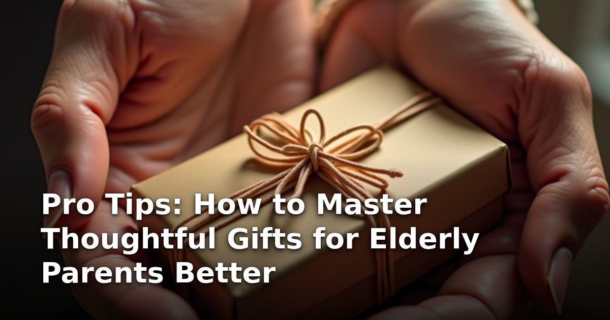 Pro Tips: How to Master Thoughtful Gifts for Elderly Parents Better
