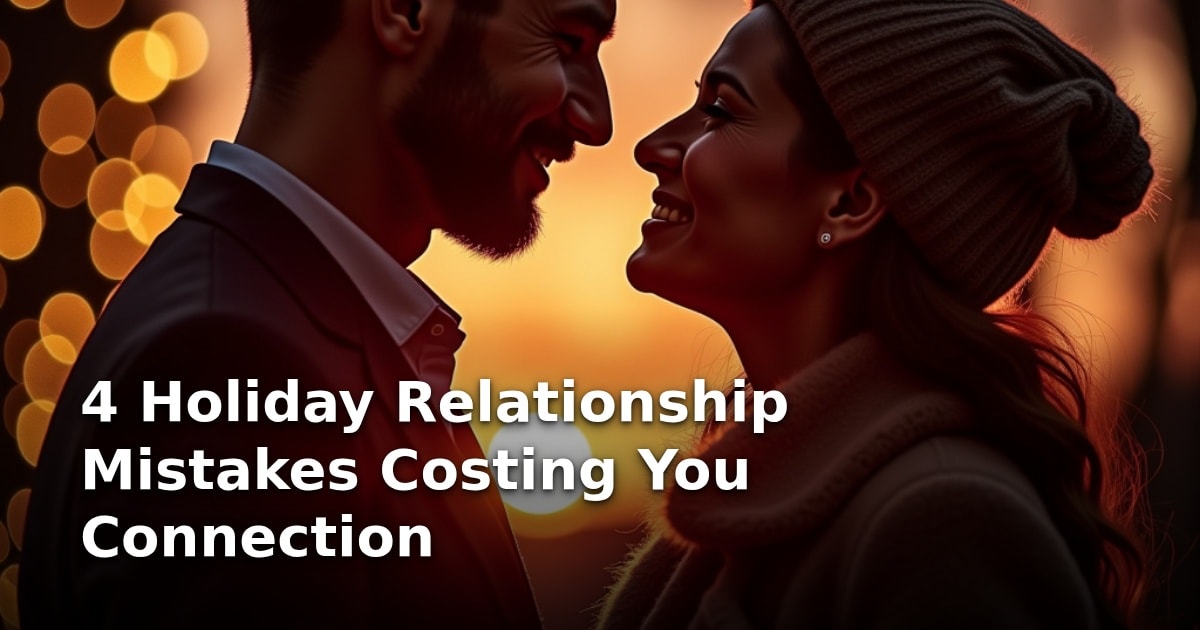 4 Holiday Relationship Mistakes Costing You Connection