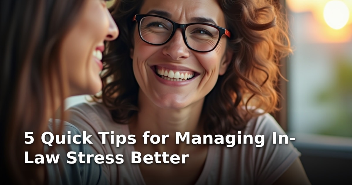 5 Quick Tips for Managing In-Law Stress Better