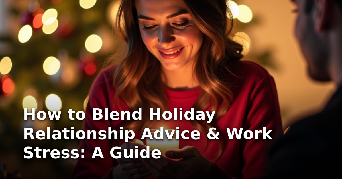 How to Blend Holiday Relationship Advice & Work Stress: A Guide