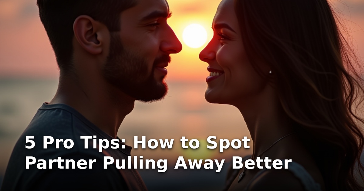 5 Pro Tips: How to Spot Partner Pulling Away Better