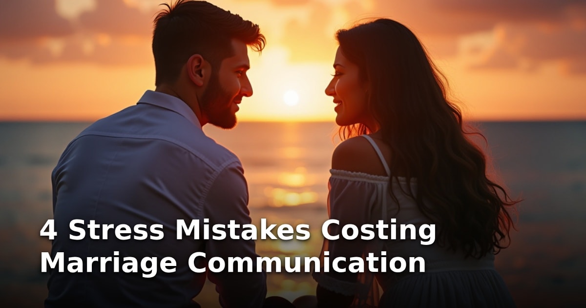 4 Stress Mistakes Costing Marriage Communication