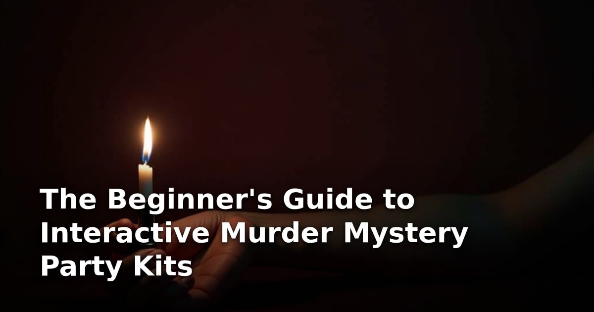 The Beginner’s Guide to Interactive Murder Mystery Party Kits