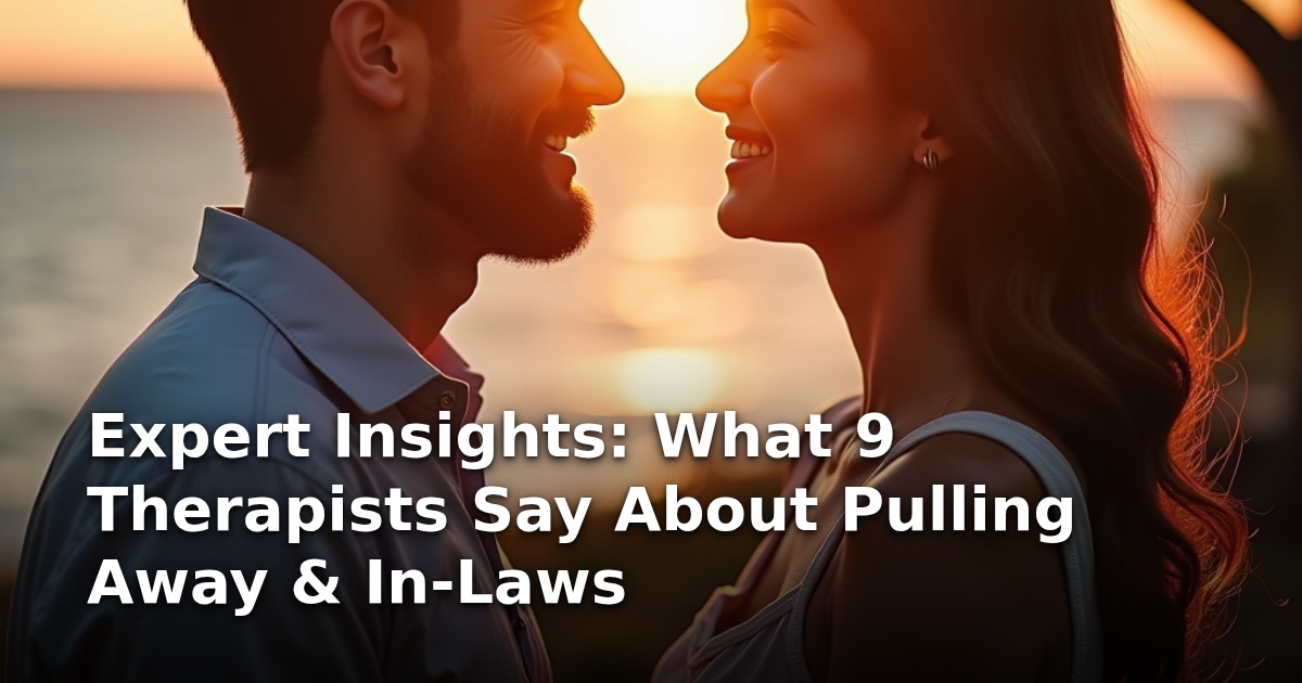Expert Insights: What 9 Therapists Say About Pulling Away & In-Laws