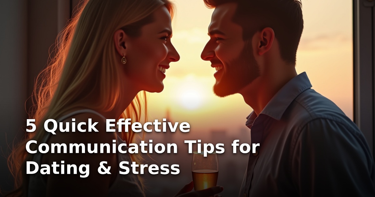 5 Quick Effective Communication Tips for Dating & Stress