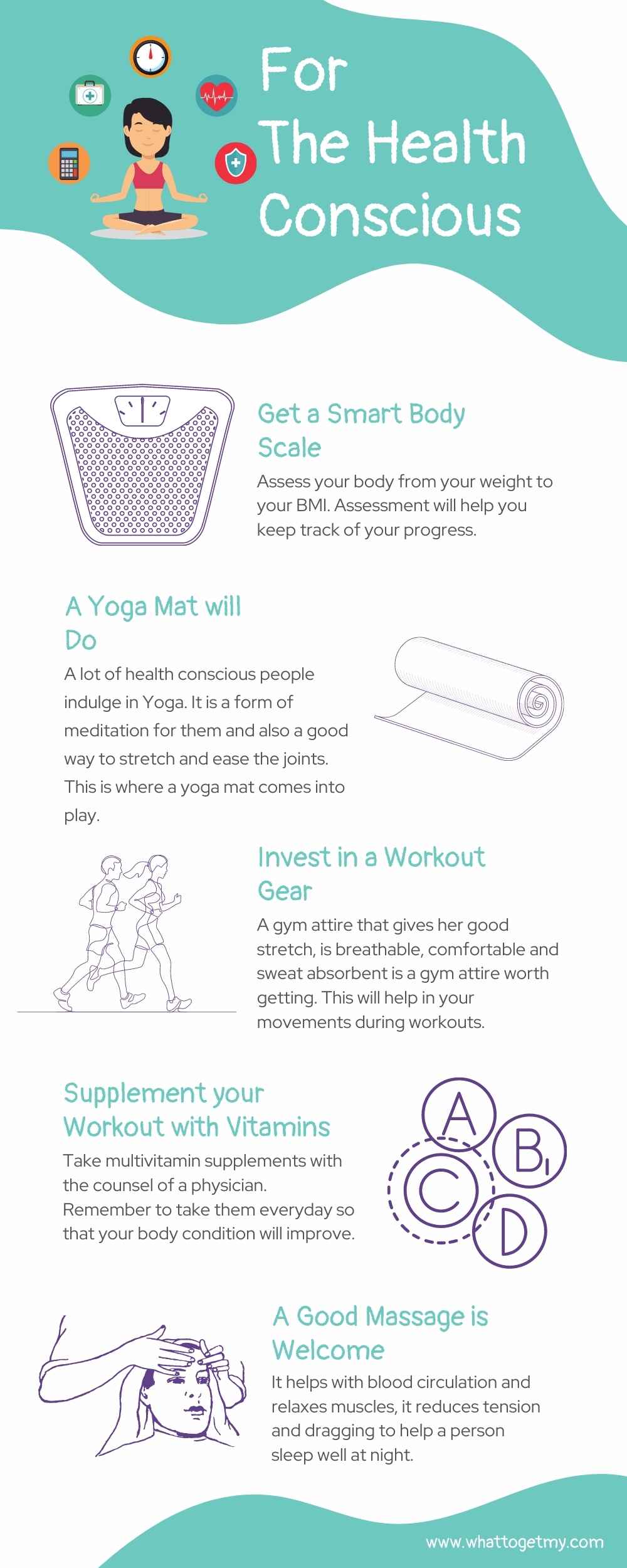 For health conscious woman