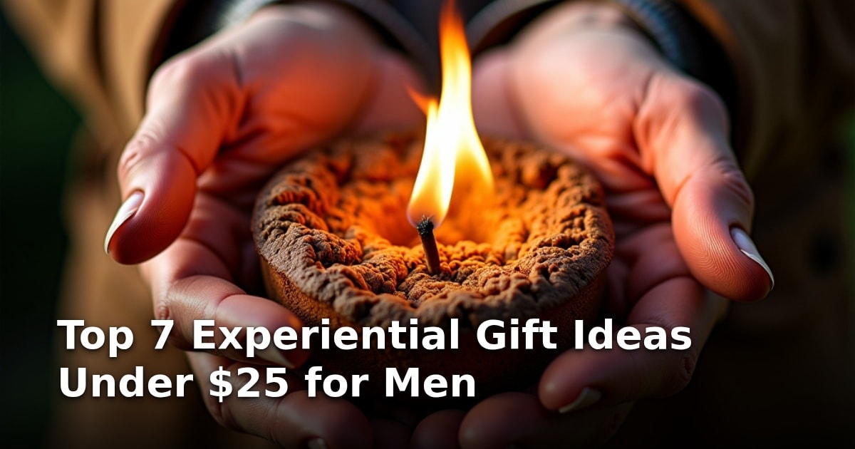 Top 7 Experiential Gift Ideas Under $25 for Men