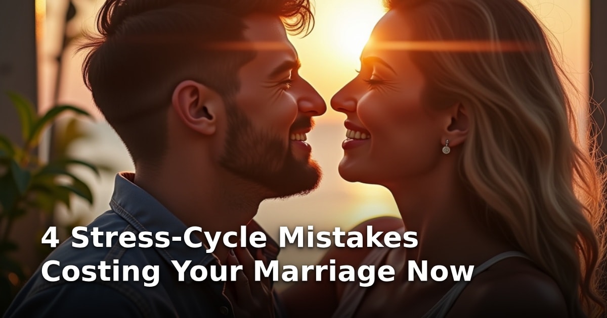 4 Stress-Cycle Mistakes Costing Your Marriage Now