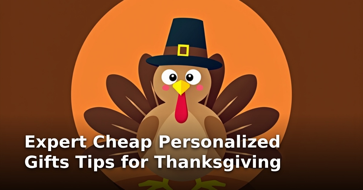 Expert Cheap Personalized Gifts Tips for Thanksgiving