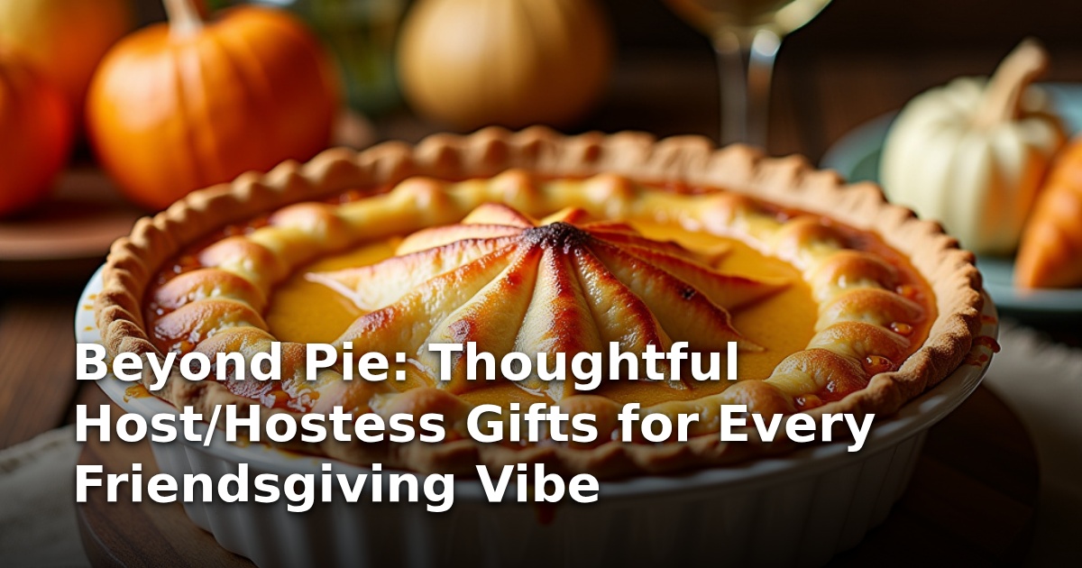 Beyond Pie: Thoughtful Host/Hostess Gifts for Every Friendsgiving Vibe