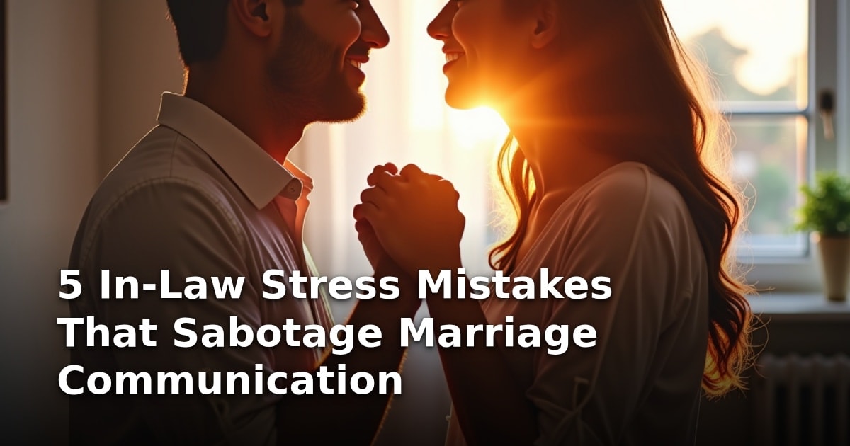 5 In-Law Stress Mistakes That Sabotage Marriage Communication
