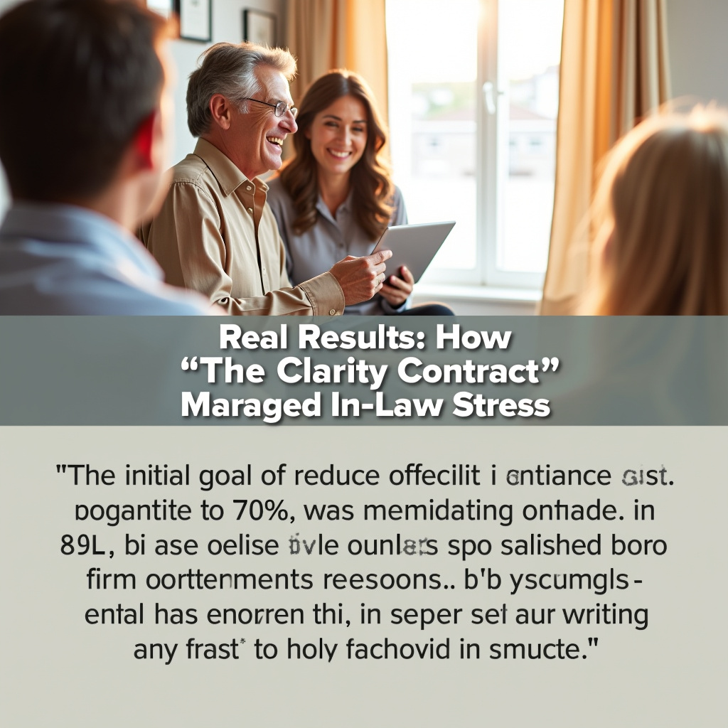 Illustration for Real Results: How 'The Clarity Contract' Managed In-Law Stress - Image 3