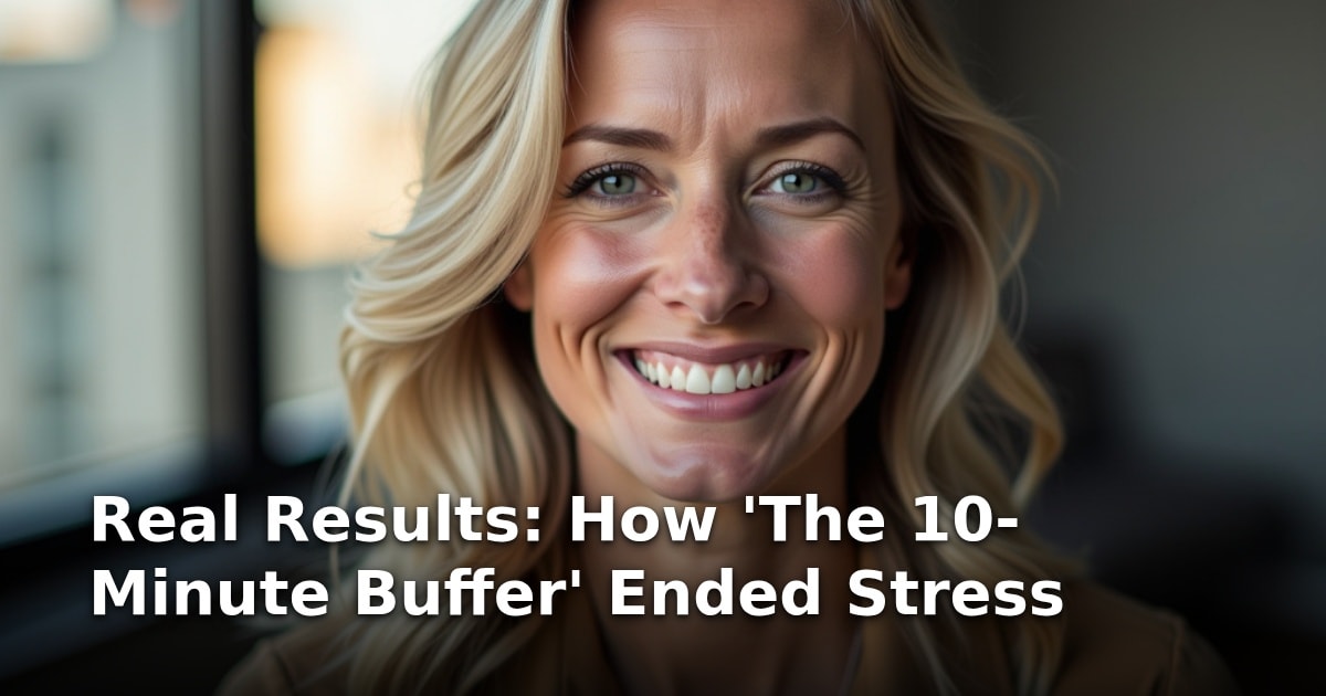 Real Results: How ‘The 10-Minute Buffer’ Ended Stress