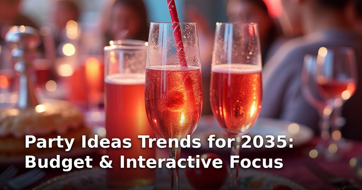 Party Ideas Trends for 2035: Budget & Interactive Focus