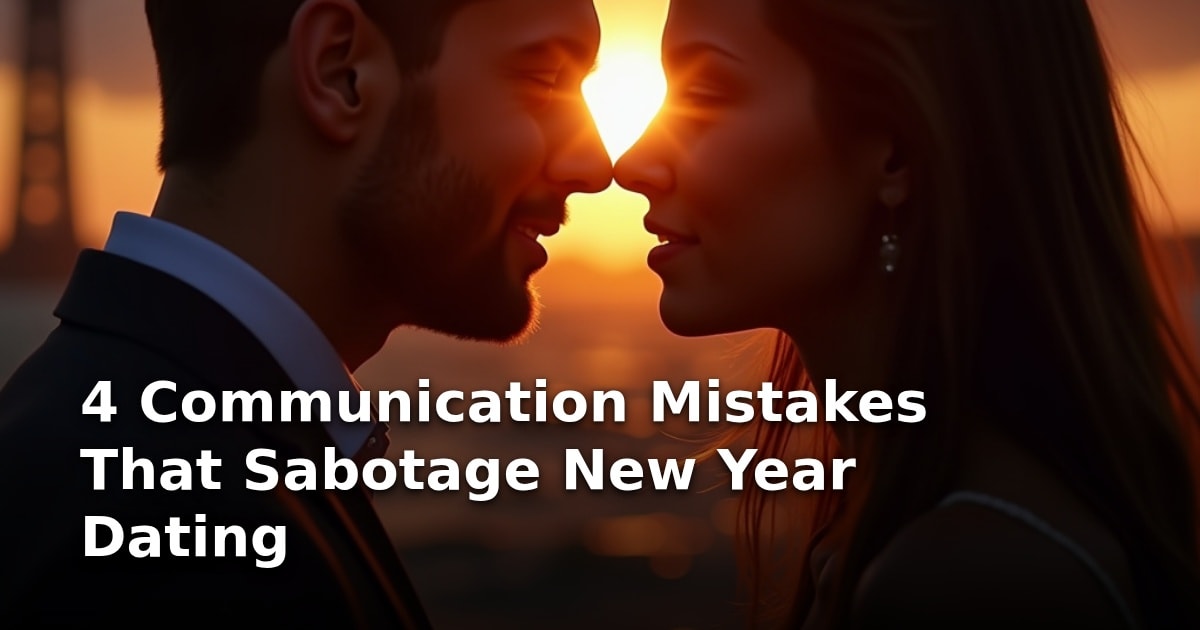 4 Communication Mistakes That Sabotage New Year Dating