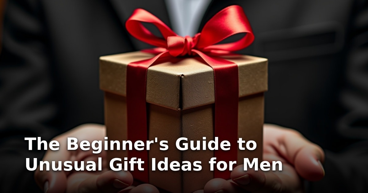 The Beginner’s Guide to Unusual Gift Ideas for Men