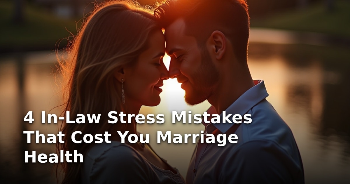 4 In-Law Stress Mistakes That Cost You Marriage Health