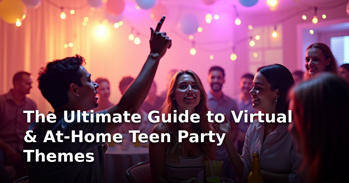 The Ultimate Guide to Virtual & At-Home Teen Party Themes