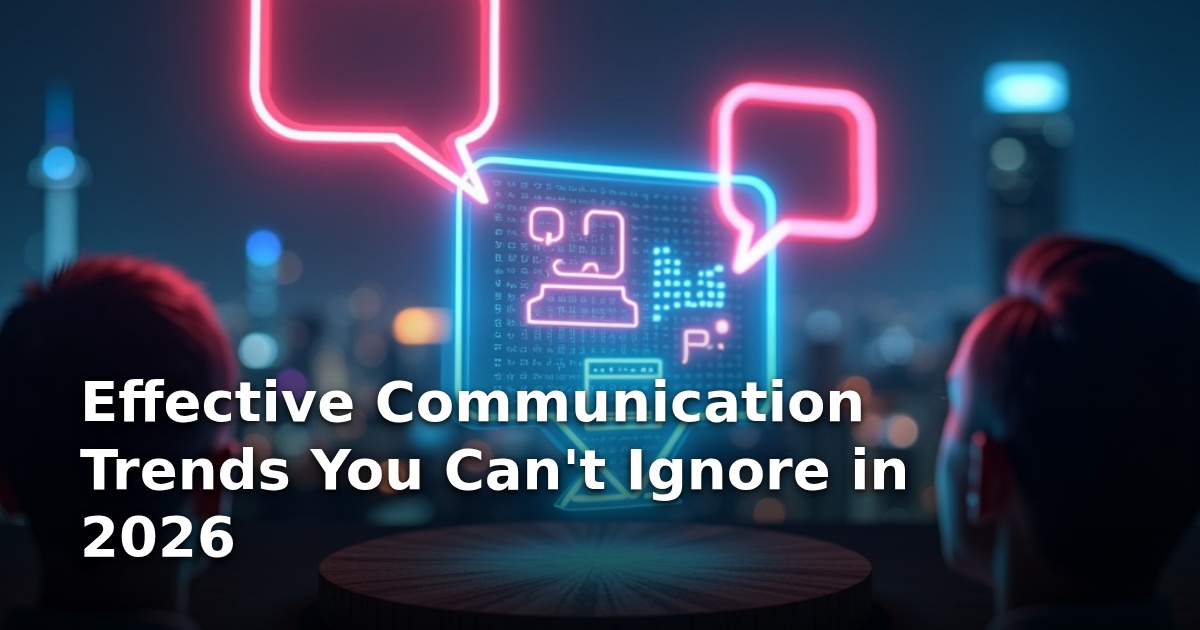 Effective Communication Trends You Can’t Ignore in 2026