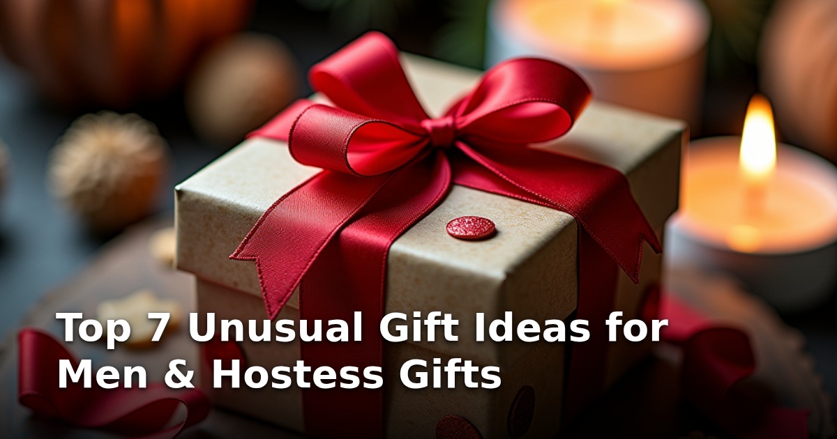 Top 7 Unusual Gift Ideas for Men & Hostess Gifts
