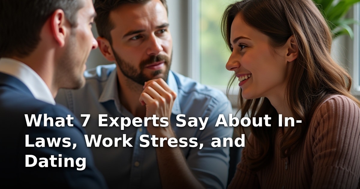What 7 Experts Say About In-Laws, Work Stress, and Dating