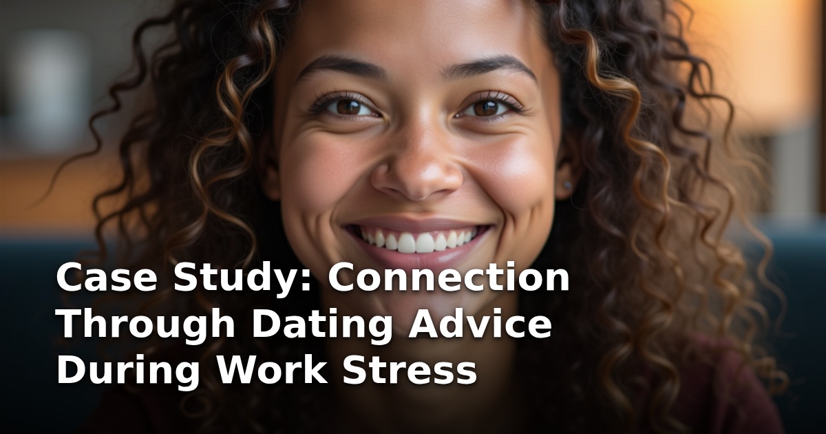Case Study: Connection Through Dating Advice During Work Stress