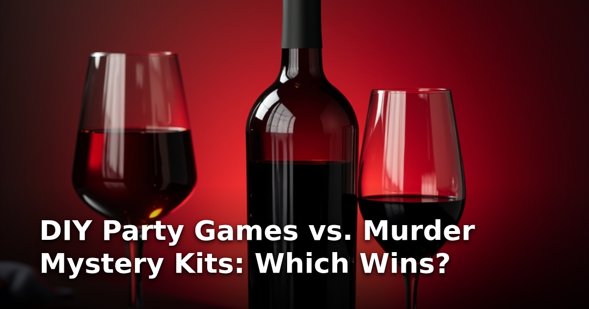 DIY Party Games vs. Murder Mystery Kits: Which Wins?