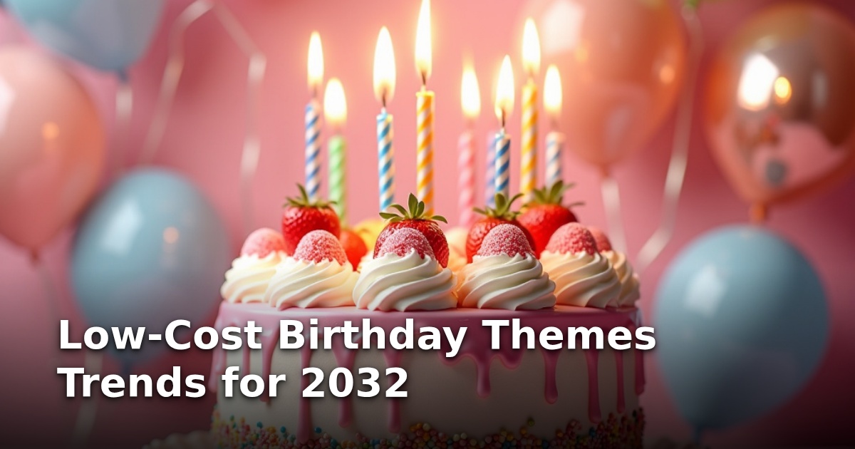 Low-Cost Birthday Themes Trends for 2032