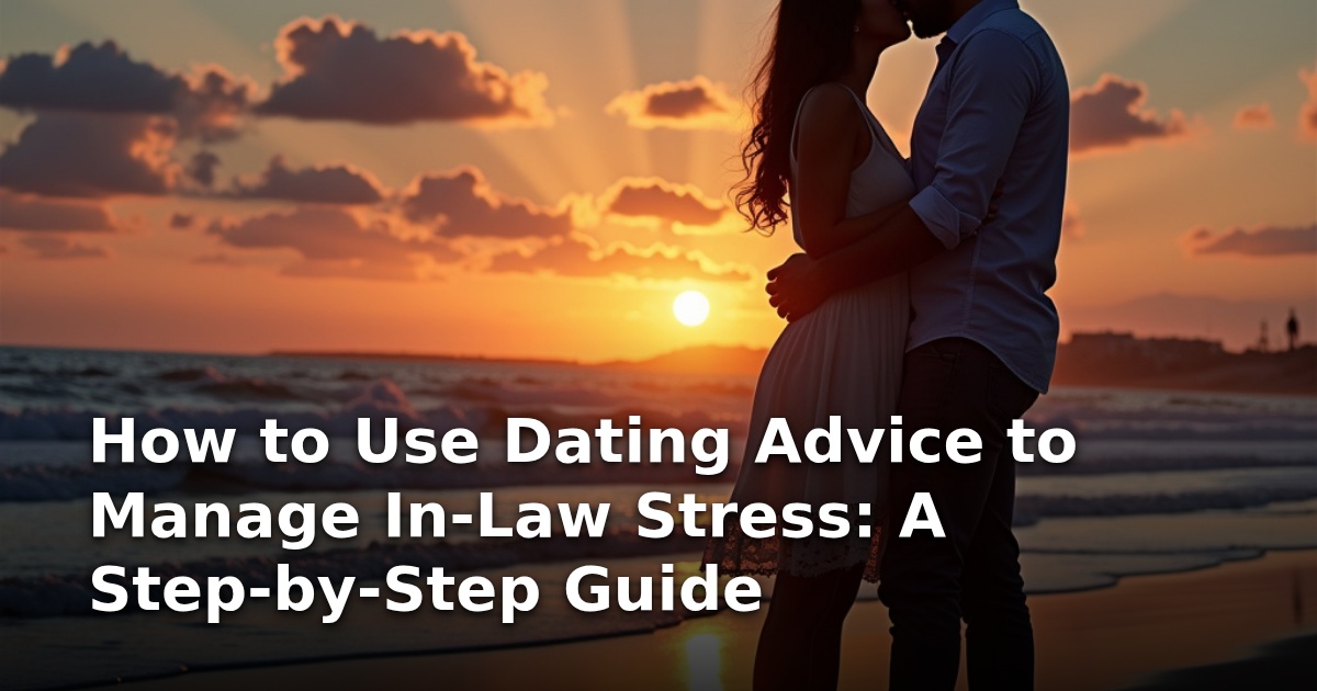 How to Use Dating Advice to Manage In-Law Stress: A Step-by-Step Guide
