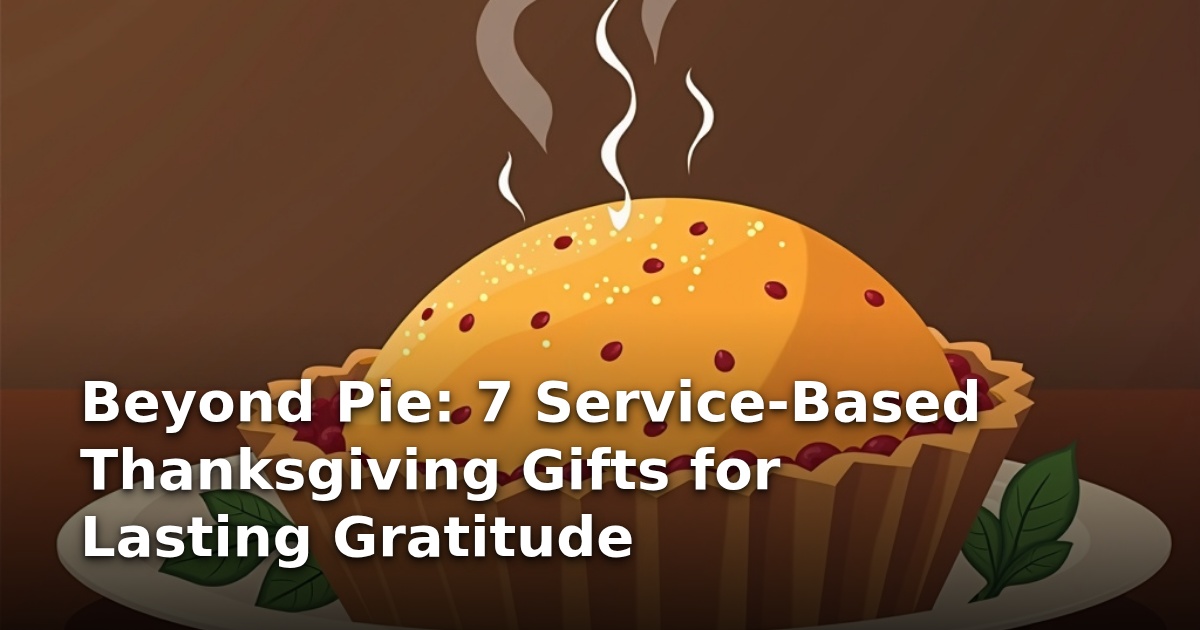 Beyond Pie: 7 Service-Based Thanksgiving Gifts for Lasting Gratitude