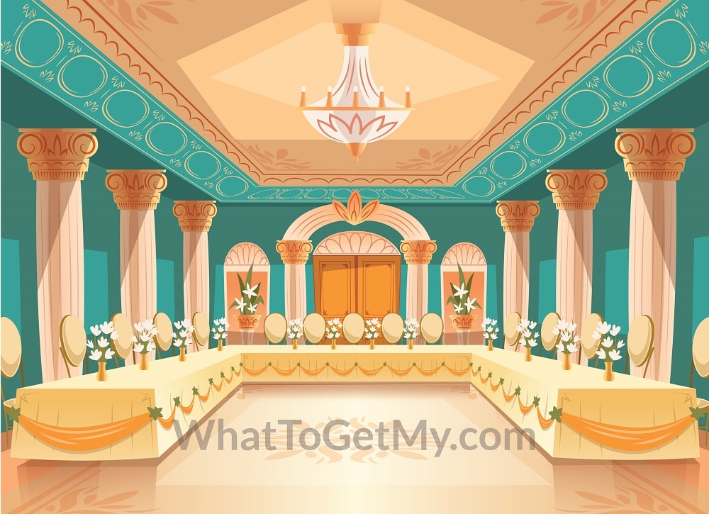 High table or Head table.