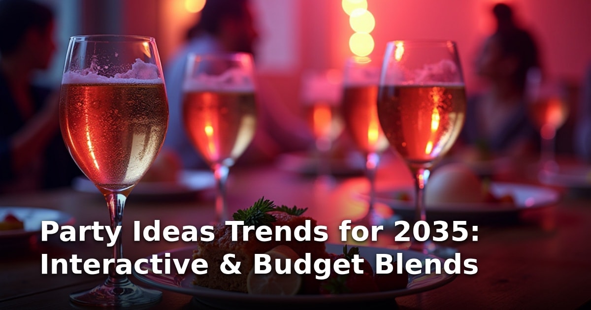 Party Ideas Trends for 2035: Interactive & Budget Blends