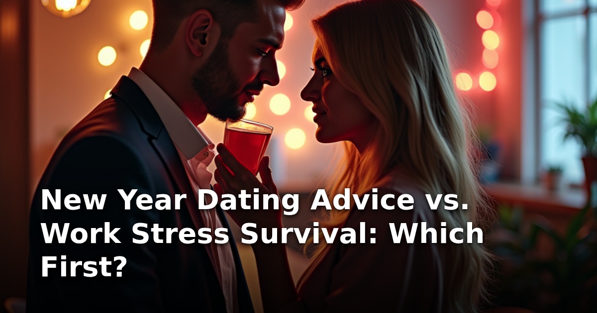 New Year Dating Advice vs. Work Stress Survival: Which First?