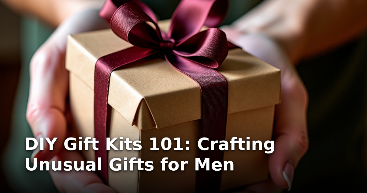 DIY Gift Kits 101: Crafting Unusual Gifts for Men
