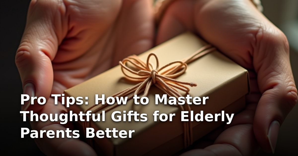 Pro Tips: How to Master Thoughtful Gifts for Elderly Parents Better